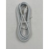 Outlet Metronic kabel koncentryczny RJ45 / TV 9,52 mm na męski dł. kabla 2m