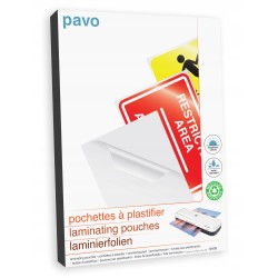 Pavo Matowa folia do laminowania A4 2x75 Mic/MATT opakowanie 100 sztuk