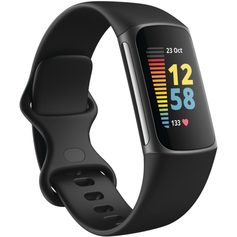 Smartband Fitbit Charge 5 czarny uszkodzony OPIS