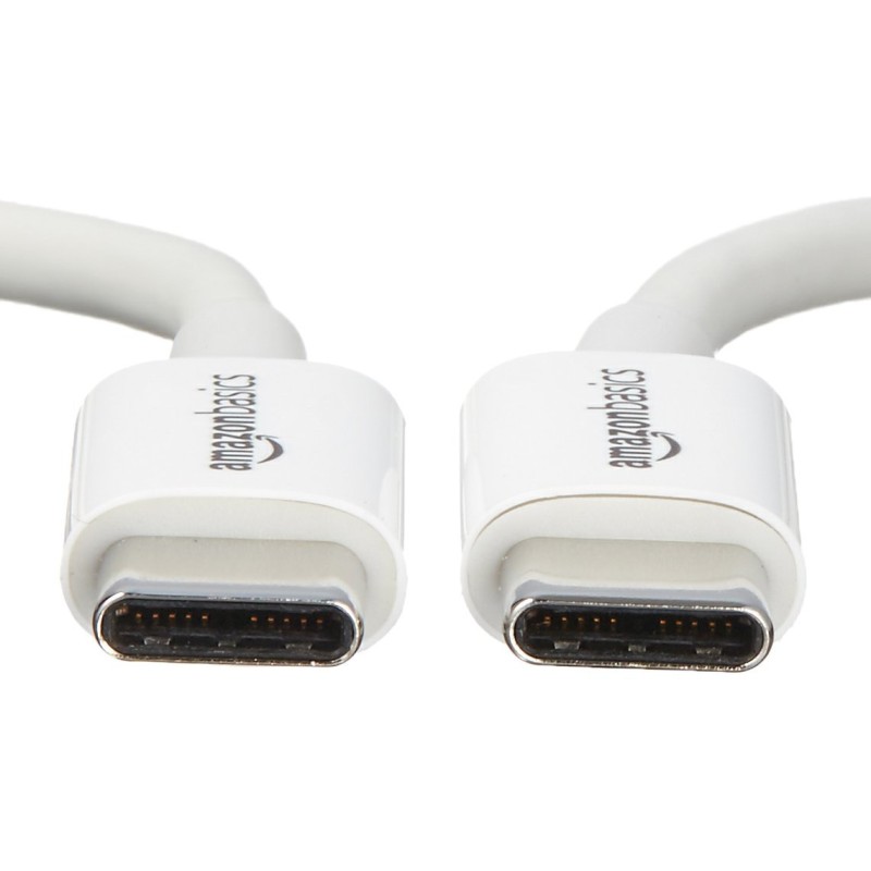 Outlet AmazonBasics L6LUC026-CS-R kabel USB 1,8 m USB C Męska Biały