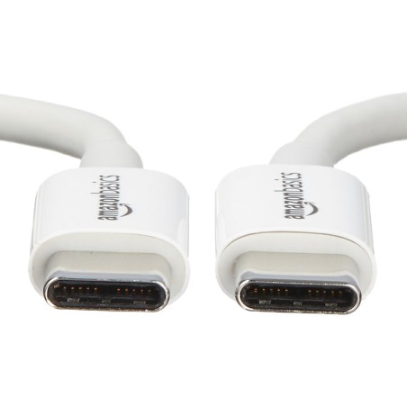Outlet AmazonBasics L6LUC026-CS-R kabel USB 1,8 m USB C Męska Biały