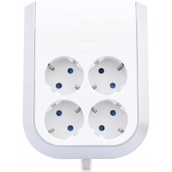 USZKODZONY Gniazdo Elektryczne rozgałęźnik REV biały max 3500 W IP20 16 A