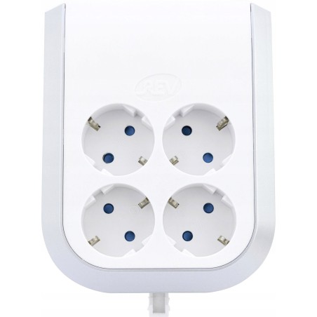 USZKODZONY Gniazdo Elektryczne rozgałęźnik REV biały max 3500 W IP20 16 A