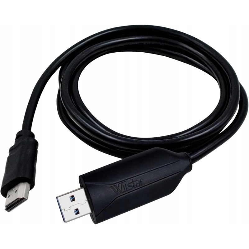 Wiistar Kabel konwertera USB 3.0 na HDMI dł. kabla 1,5m 1080p Full HD