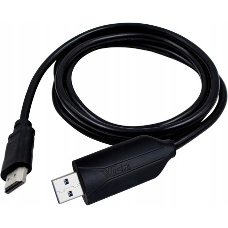 Wiistar Kabel konwertera USB 3.0 na HDMI dł. kabla 1,5m 1080p Full HD