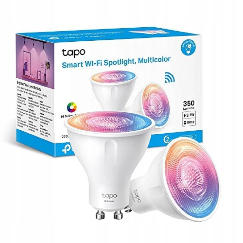 TP-Link Tapo L630 żarówka SmartHome Smart WiFi GU10 Multicolor 3.7W 2 szt.