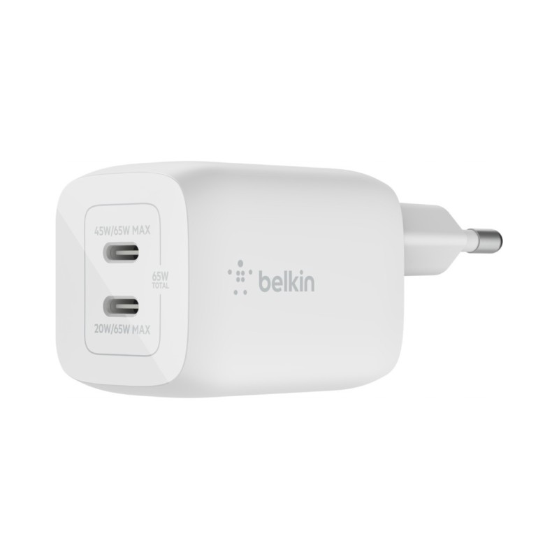 Outlet Ładowarka Belkin BELKIN 65W DUAL USB C GAN BELKIN 65W DUAL USB C GAN