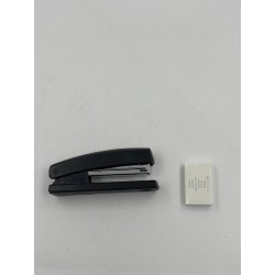 Zszywacz Biurowy AmazonBasic czarny max 10 stron ochrona antybakteryjna