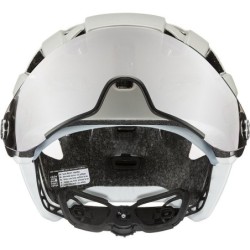 Kask rowerowy Uvex Finale Visor r. M/L 56-61cm szary/biały