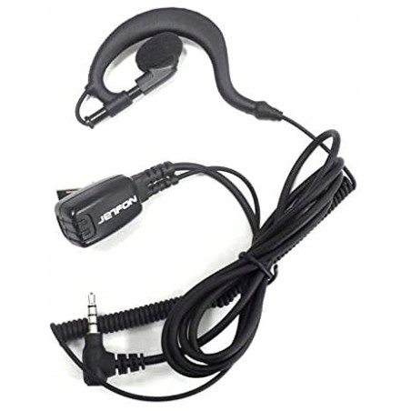USZKODZONY Jetfon BR-1704 E/C Zestaw słuchawkowy z mikrofonem i haczykiem