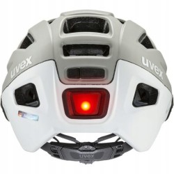 Kask rowerowy Uvex Finale Visor r. M/L 56-61cm szary/biały