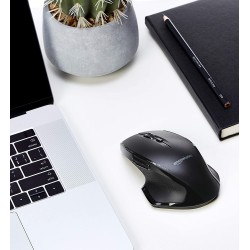 Myszka bezprzewodowa Amazon GP9BK sensor laserowy 1600 dpi ergonomiczna