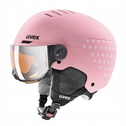 Kask Uvex 51 - 55 cm 51-55 cm różowy