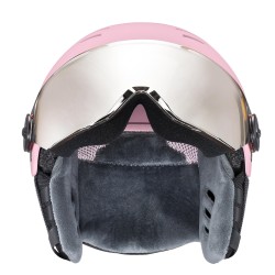 Kask Uvex 51 - 55 cm 51-55 cm różowy