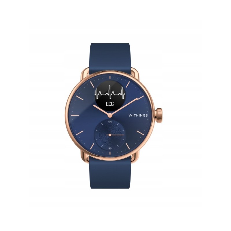 Smartwatch Withings ScanWatch 38 mm granatowy uszkodzony OPIS