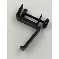 Uchwyt na słuchawki mocowany do biurka aluminiowy składany 120x84x30 mm
