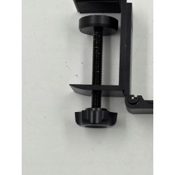 Uchwyt na słuchawki mocowany do biurka aluminiowy składany 120x84x30 mm