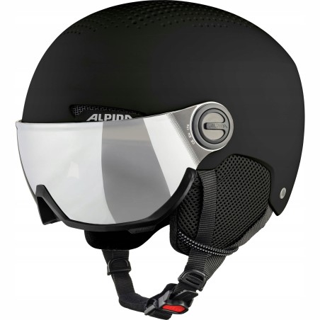 Kask narciarski Alpina Arber Visor Q-LITE 54-58 czarny mat