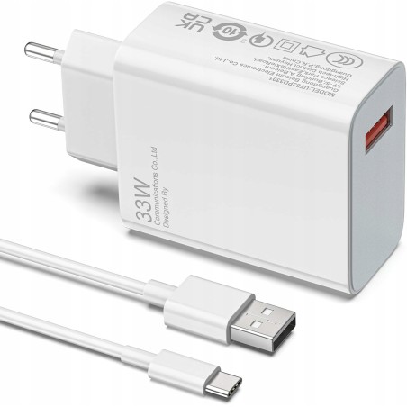 Outlet shefor ładowarka do Xiaomi 33W USB C szybkie ładowanie kompaktowa