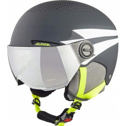 Kask Narciarski Alpina Zupo Visor Q-Lite Różowy ROSE MATT r.M 54-58cm