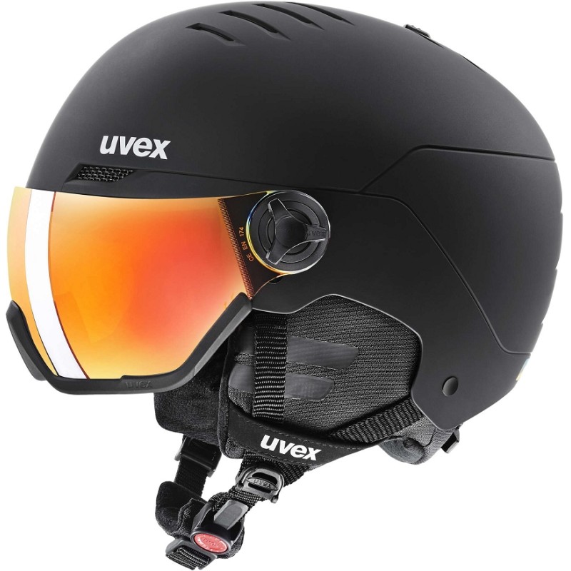 Kask narciarski Uvex Wanted Visor Black Mat M 54-58cm