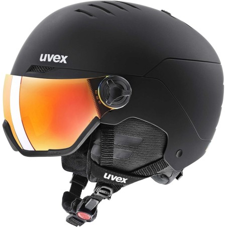 Kask narciarski Uvex Wanted Visor Black Mat M 54-58cm
