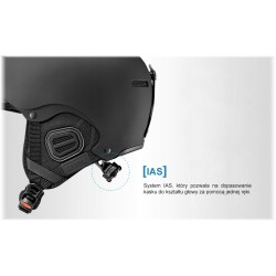 Kask narciarski Uvex Wanted Visor Black Mat M 54-58cm