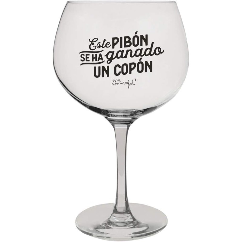 Duży kieliszek do wina/ginu Mr. Wonderful Ball 700 ml 8x20 x 9,5 cm OPIS