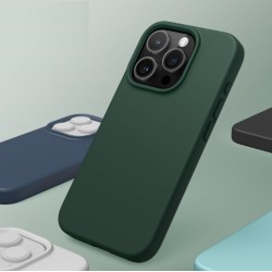 Outlet JETech Silikonowe Etui dla iPhone 15 Pro 6,1 cali Miękkie Zielony