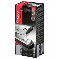 Zszywacz Biurowy Maped odcienie szarości i srebra uniwersalny pojemny