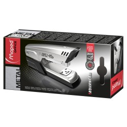 Zszywacz Biurowy Maped odcienie szarości i srebra uniwersalny pojemny