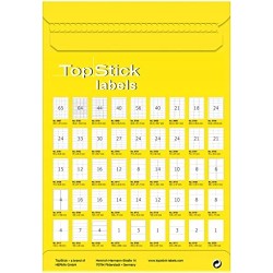 Etykiety samoprzylepne A4 100 arkuszy 48,5x25,4 mm