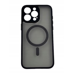 Outlet fllao cienkie etui na iPhone 15 Pro Max czarne+2 szt szkło hartowane