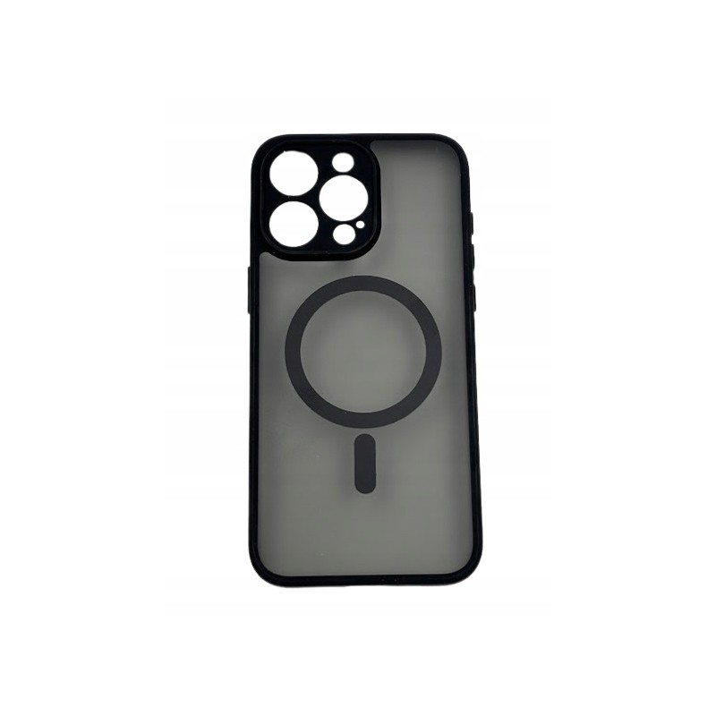 Outlet fllao cienkie etui na iPhone 15 Pro Max czarne+2 szt szkło hartowane