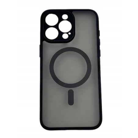 Outlet fllao cienkie etui na iPhone 15 Pro Max czarne+2 szt szkło hartowane