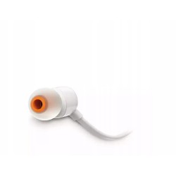 Outlet Słuchawki przewodowe JBL T110 Dokanałowe Białe dł. kabla 1.2 m
