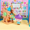 Outlet Koci Domek Gabi pokój artystyczny Gabbys Dollhouse box TEKTURZĄTKO