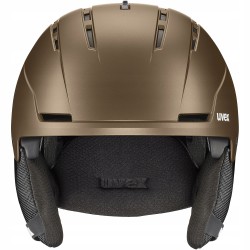 Kask Narciarski UVEX STANCE Black Gold Brown 58-61cm L