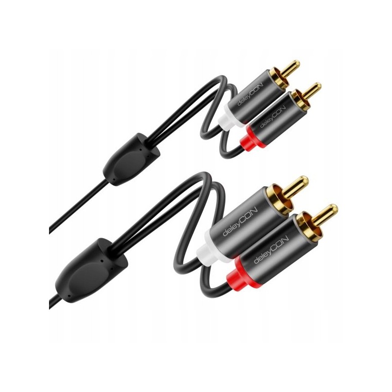 Outlet Kabel deleyCON MK3744 2x RCA (cinch) - 2x RCA (cinch) dł. kabla 5 m