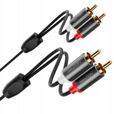 Outlet Kabel deleyCON MK3744 2x RCA (cinch) - 2x RCA (cinch) dł. kabla 5 m
