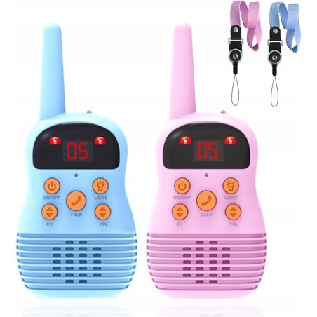 Outlet Walkie Talkie Dla Dzieci Krótkofalówka Zestaw 2 szt kompaktowe