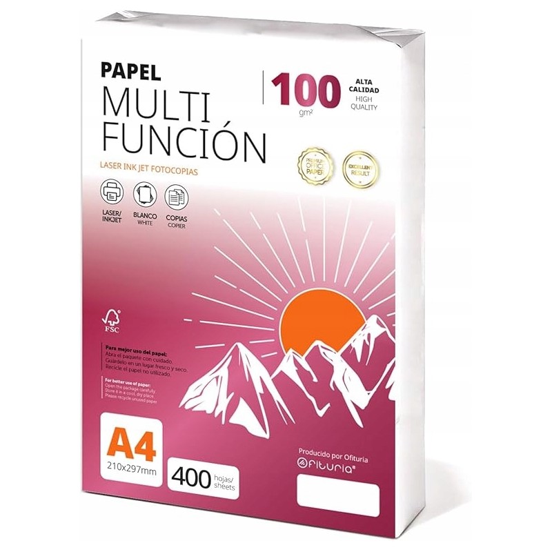 Outlet Folios A4 100g 400 arkuszy Papier wielofunkcyjny do drukarek