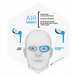 Outlet Arena Air-Speed Mirror, okulary dla dorosłych,
