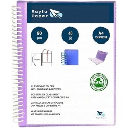 Outlet Folder fiolet Plus Office 40 kieszeni transparentnych 24 x 31cm bind