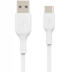 Outlet Kabel Belkin USB - USB typ C dł. kabla 1 m odporne na zgięcia biały