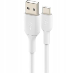 Outlet Kabel Belkin USB - USB typ C dł. kabla 1 m odporne na zgięcia biały