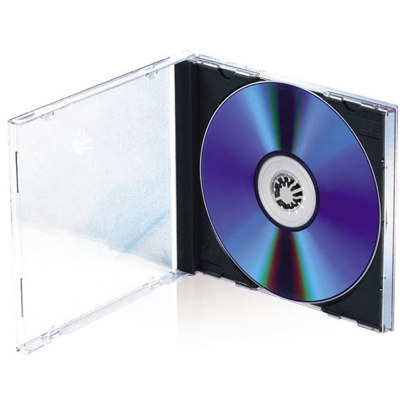 Outlet Standardowe etui na płyty CD zestaw 4 sztuk uniwersalne ergonomiczne