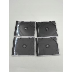 Outlet Standardowe etui na płyty CD zestaw 4 sztuk uniwersalne ergonomiczne