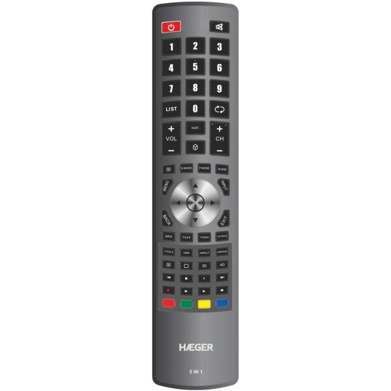 Outlet Haeger UR-005.001A uniwersalny pilot zdalnego sterowania 5 w 1