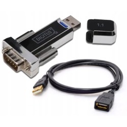 Outlet Przejściówka USB 1.1-RS-232 DB9 Digitus DA-70155-1 chipset PL2303RA
